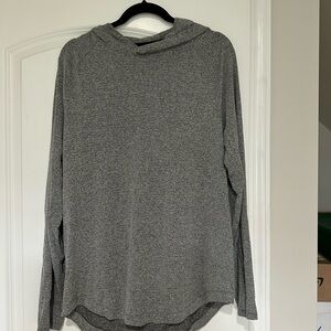 Gray Long Sleeve Hoodie